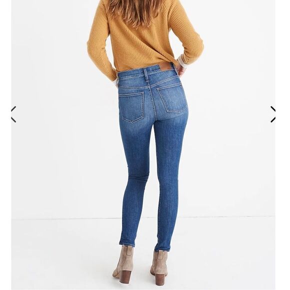 Madewell 9" Mid-Rise Skinny Jeans in Pendale Wash - Picture 2 of 10